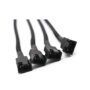 Cable Divisor Splitter De Ventilador Cooler 4 Vias 4 Pines PWM-3