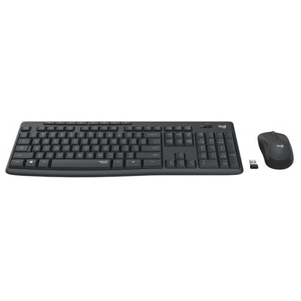 TECLADO LOGITECH + MOUSE MK295 WIRELESS USB BLACK