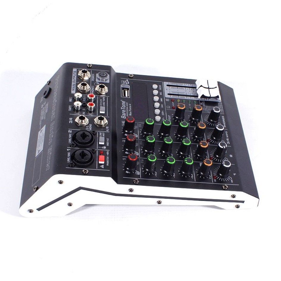 MEZCLADORA DE AUDIO BARETONE MAX FORCE 4