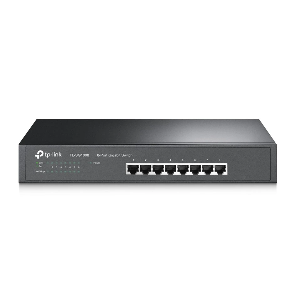 SWITCH TP-LINK TL-SG1008 RACKEABLE GIGABIT