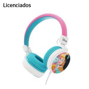 AUDIFONO C/MICROF. LICENCIADO XTECH PRINCESS MULTI-PLATFORM 3.5MM 40MM PLEGABLE WHITE/ROSE (XTH-D274PS)
