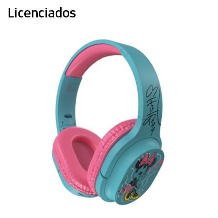 AUDIFONO C/MICROF. LICENCIADO XTECH MINNIE BLUETOOTH/3.5MM 40MM 8H PLEGABLES BLUE/ROSE (XTH-D660MM)