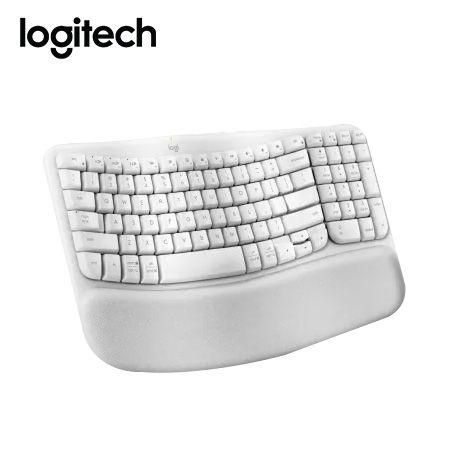 TECLADO LOGITECH ERGO WAVE WIRELESS BOLT/ BT/ SP WHITE (920-012279)-P