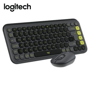 TECLADO LOGITECH + MOUSE POP ICON BLUETOOTH/WIRELESS SP / COPILOT/ GRAPHITE (920-013052)