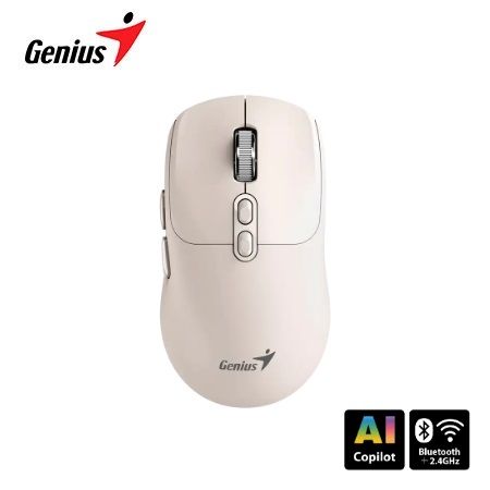 MOUSE GENIUS NX-8080S DUAL WIRELESS/BLUETOOTH SILENT 7-BOT MILK TEA (31030042404)