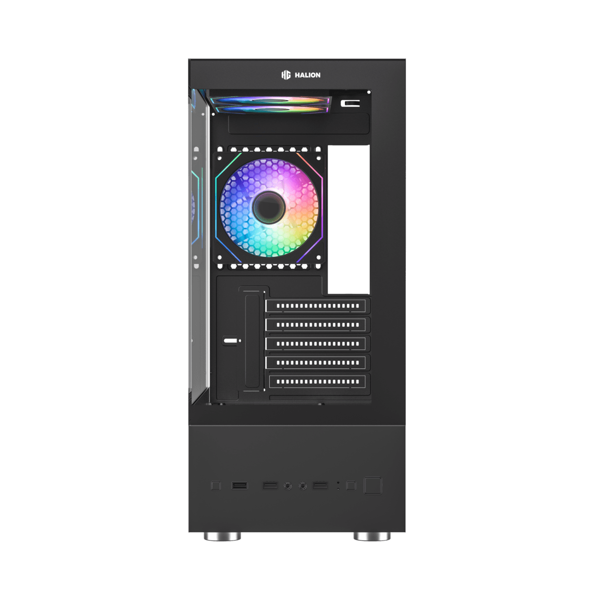 CASE GAMER CON FUENTE HALION BUFFALO CR41