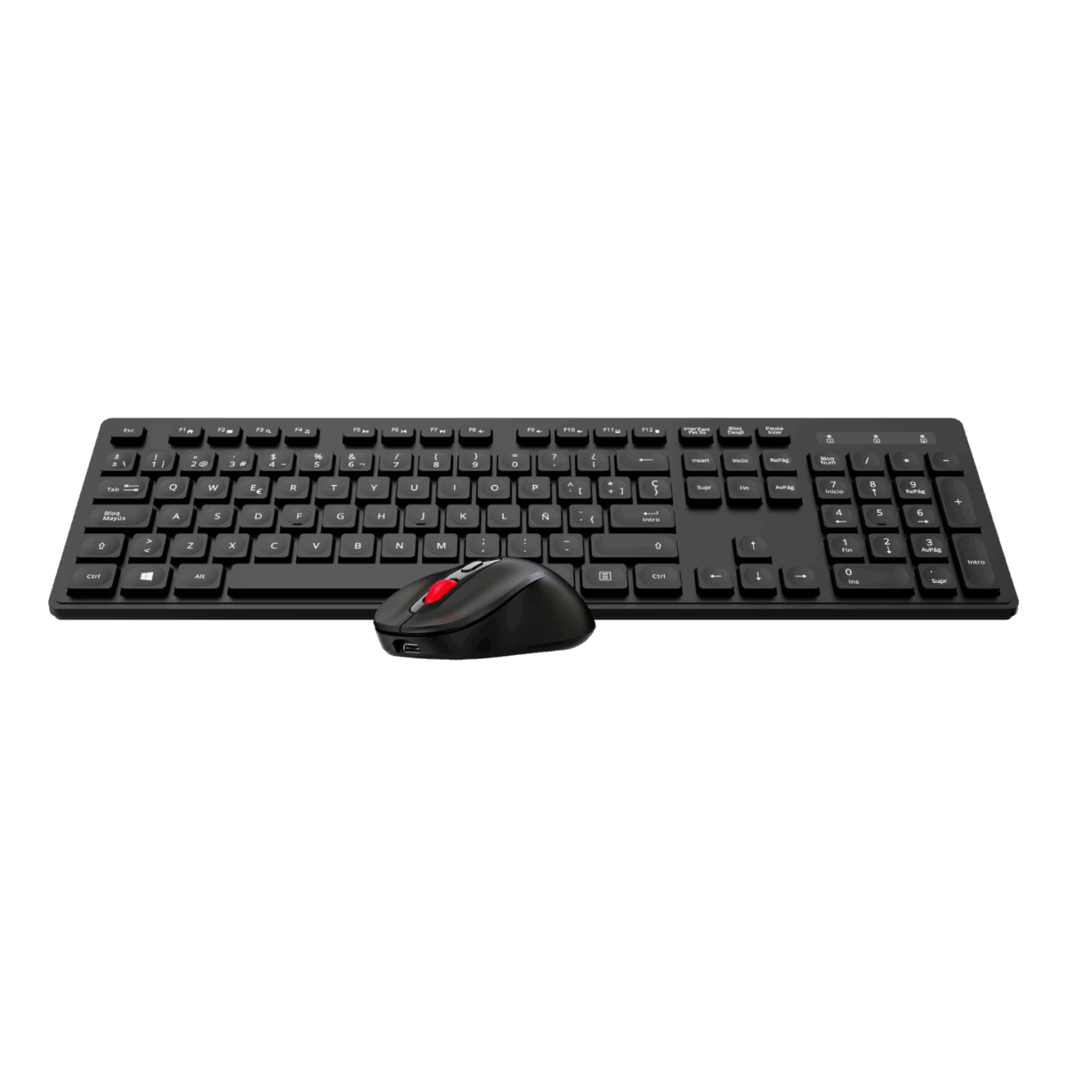 KIT TECLADO Y MOUSE OFFICE HA-K662
