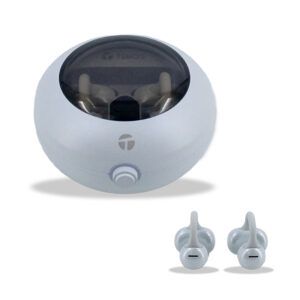 AUDIFONOS INALAMBRICOS TEROS TE-80712W, BLUETOOTH, CARGA TIPO C, BLANCO TITANIUM