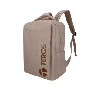 BACKPACK TEROS CITY III TE-9046BG, PARA NOTEBOOKSDE HASTA 15.6, COLOR BEIGE