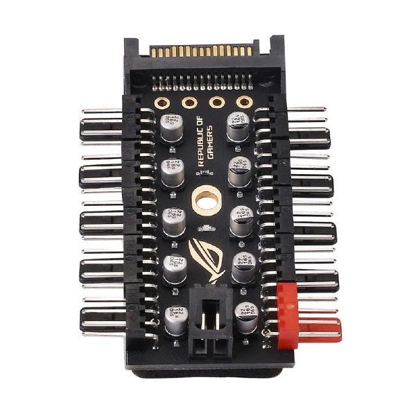 Fan Hub Splitter 10 Vias LED Cable PWM SATA 12V-3