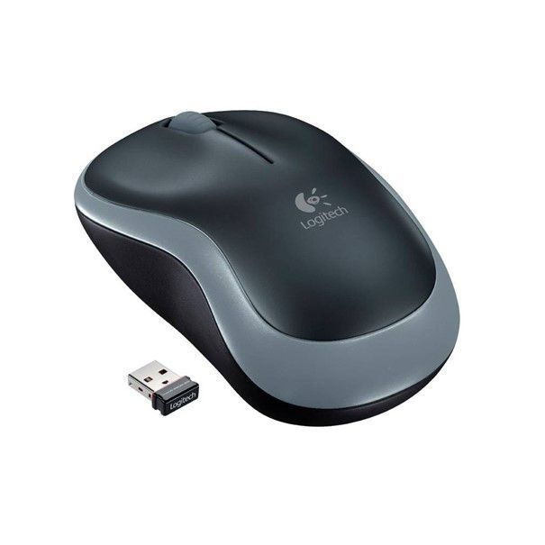 MOUSE LOGITECH M185 WIRELESS GRAY