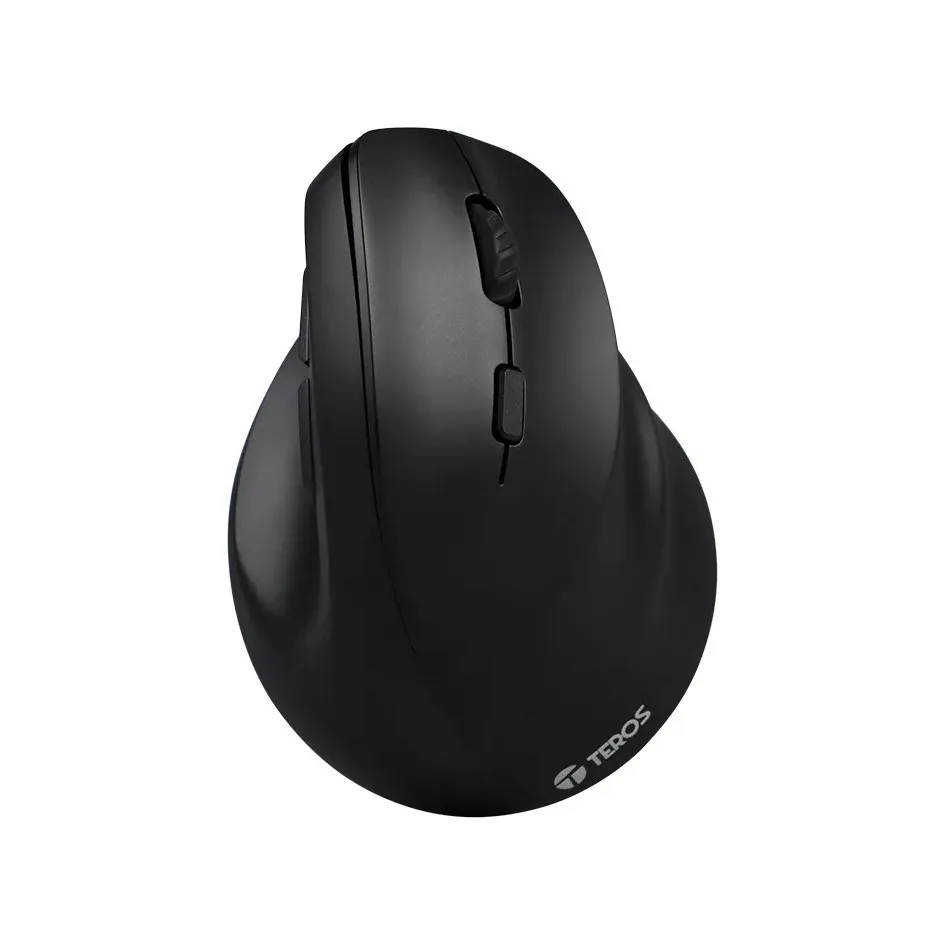 MOUSE TEROS TE-5169N, INALAMBRICO, BLUETOOTH, 2400 DPI, VERTICAL, NEGRO MOUSE TEROS TE-5169N, INALAMBRICO, BLUETOOTH, 2400 DPI, VERTICAL, NEGRO