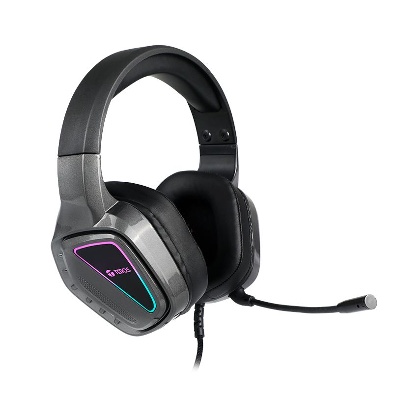AUDIFONOS GAMING TEROS TE-8171N, ESTEREO, RGB