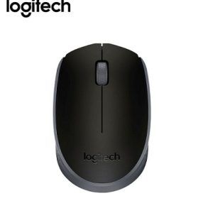 MOUSE LOGITECH M170 WIRELESS BLACK (910-004940)