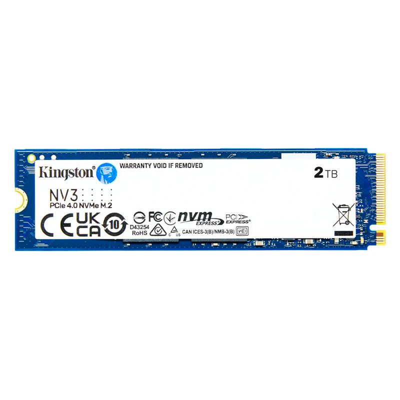 UNIDAD DE ESTADO SOLIDO NVME KINGSTON 2000GB NV3 PCIE 4.0