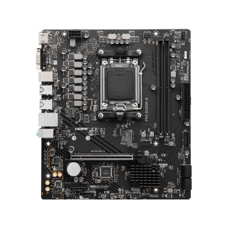 MOTHERBOARD MSI PRO B650M-B, CHIPSET AMD B650, SOCKET AMD AM5, MATX