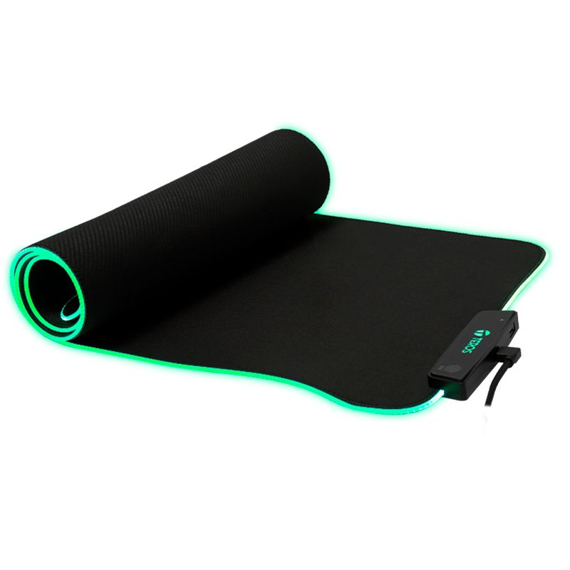 MOUSE PAD GAMER TEROS TE-3013G, RGB, USB A TIPO C