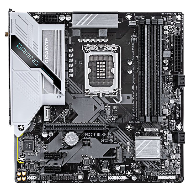 MOTHERBOARD GIGABYTE B760M GAMING PLUS WIFI DDR4,CHIPSET INTEL B760, LGA1700, MATX MOTHERBOARD GIGABYTE B760M GAMING PLUS WIFI DDR4,CHIPSET INTEL B760, LGA1700, MATX