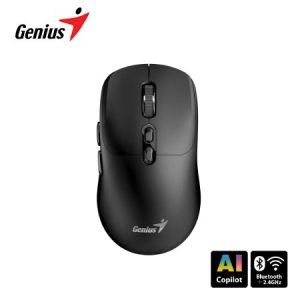 MOUSE GENIUS NX-8080S DUAL WIRELESS/BLUETOOTH SILENT 7-BOT BLACK (31030042400)