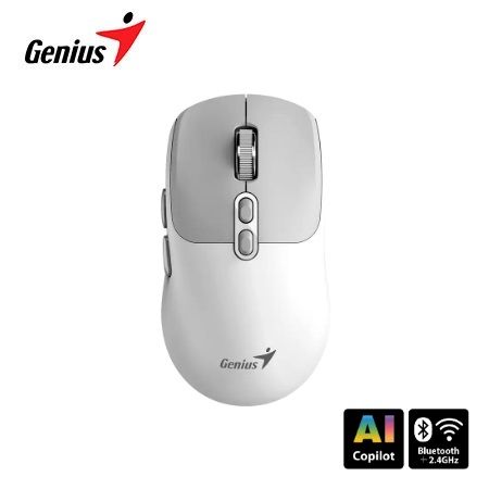 MOUSE GENIUS NX-8080S DUAL WIRELESS/BLUETOOTH SILENT 7-BOT WHITE (31030042401)