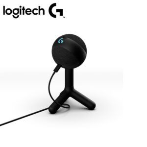MICROFONO LOGITECH YETI ORB CARDIOID USB P/STREAMING RGB LIGHTSYNC BLACK (988-000550)