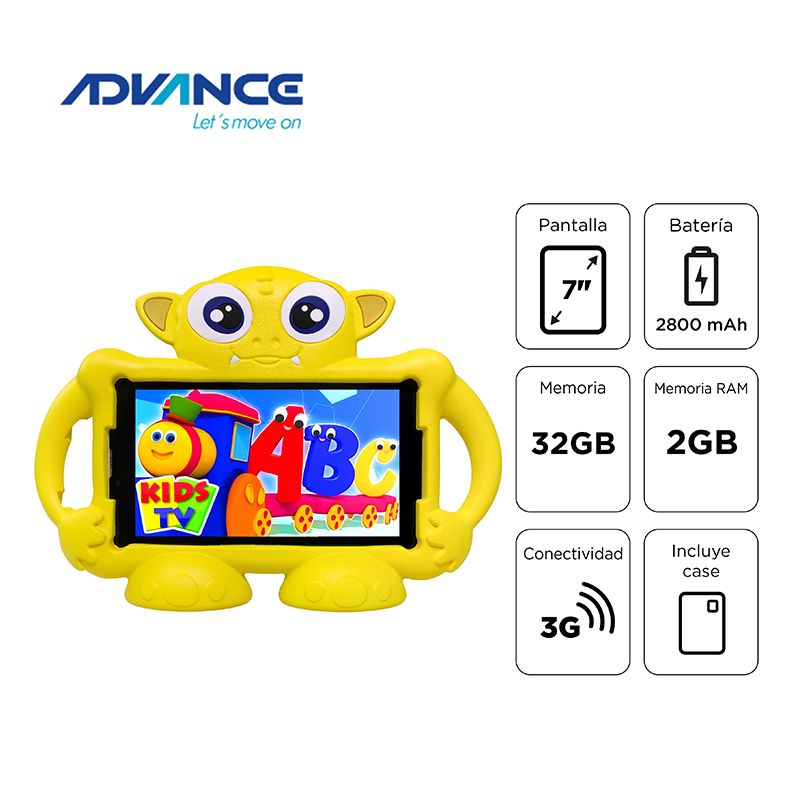 TABLET ADVANCE INTRO TR7996, 7 IPS 1024X600, ANDROID 11 GO, 3G, DUAL SIM, 32GB, RAM