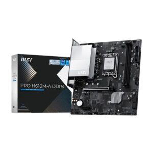PLACA MSI PRO H610M-A DDR4, CHIPSET INTEL H610, LGA1700, MATX
