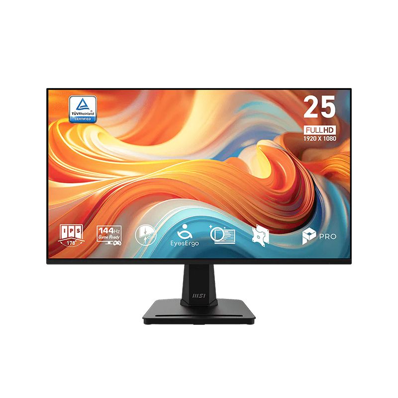 MONITOR PLANO GAMING MSI PRO MP251 E14L, 24.5 FHD IPS, 144HZ MONITOR PLANO GAMING MSI PRO MP251 E14L, 24.5 FHD IPS, 144HZ