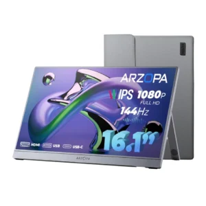 MONITOR PORTÁTIL ARZOPA Z1FC 144HZ 16.1" FHD CON FUNDA
